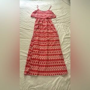 TAKARA coral maxi dress Size Small